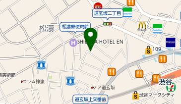 コインパーク道玄坂の地図画像