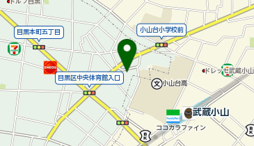 コインパーク武蔵小山第2の地図画像