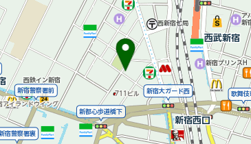 コインパーク西新宿7丁目の地図画像