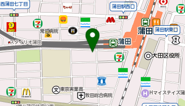 コインパーク西蒲田8丁目の地図画像