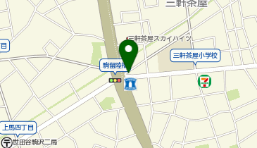 コインパーク三軒茶屋の地図画像