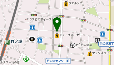 コインパーク竹ノ塚の地図画像