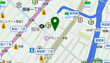 コインパーク銀座の地図画像