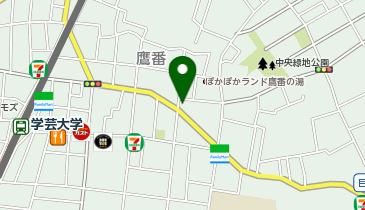 コインパーク鷹番の地図画像