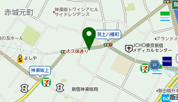 コインパーク津久戸町の地図画像