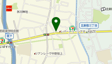 コインパーク東中野1丁目の地図画像
