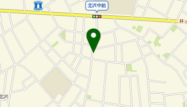コインパーク北沢の地図画像