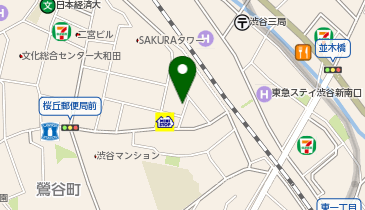 コインパーク桜丘第2の地図画像