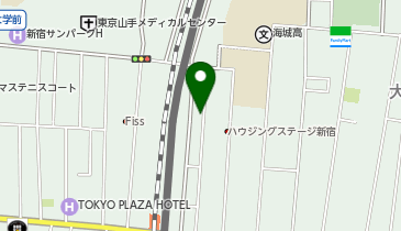 コインパーク新大久保第3の地図画像