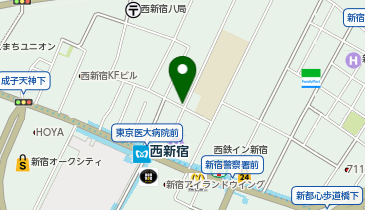 コインパーク西新宿8丁目第2の地図画像