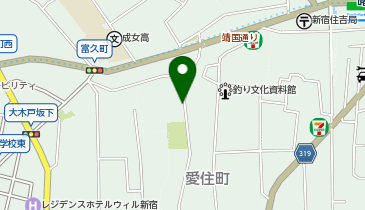 コインパーク愛住町の地図画像