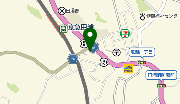 コインパーク横須賀田浦の地図画像