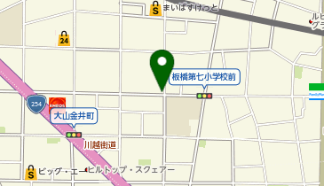 コインパーク大山金井町第2の地図画像