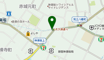 コインパーク新宿白銀町の地図画像
