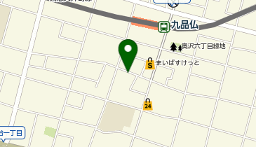 コインパーク奥沢8丁目の地図画像