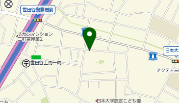 コインパーク上馬1丁目第2の地図画像