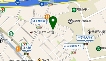 コインパーク渋谷東1丁目の地図画像