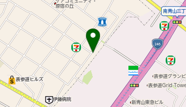 コインパーク神宮前4丁目の地図画像