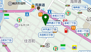 コインパーク南仲通4丁目の地図画像