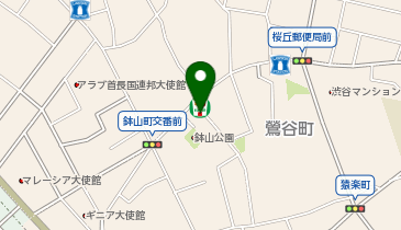 コインパーク渋谷鉢山町第3の地図画像