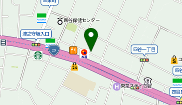 コインパークメインステージ四ツ谷の地図画像