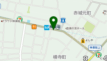 コインパーク神楽坂6丁目の地図画像