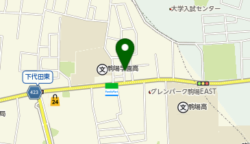 コインパーク代沢1丁目の地図画像