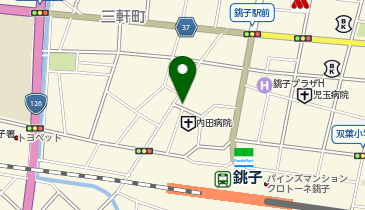コインパーク銚子駅前の地図画像