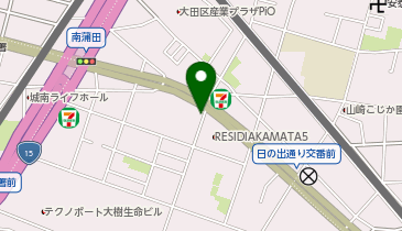 コインパークメインステージ蒲田5の地図画像