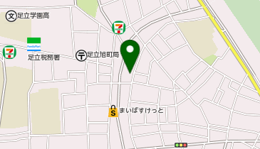 コインパーク足立柳原の地図画像