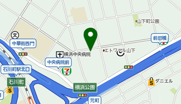 コインパーク横浜山下町の地図画像