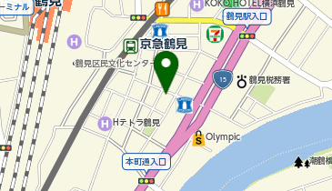 コインパーク鶴見中央4丁目の地図画像
