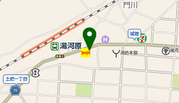 コインパークデニーズ湯河原店の地図画像
