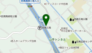 コインパークメインステージ中目黒の地図画像