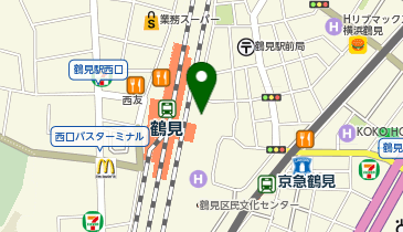コインパークCIAL鶴見の地図画像