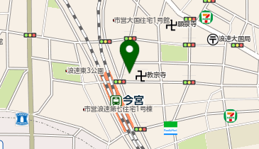 コインパーク今宮駅前の地図画像