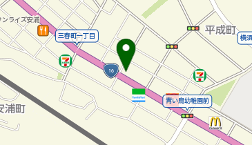 コインパーク横須賀三春町の地図画像