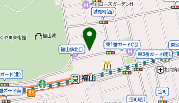 コインパーク福山駅前の地図画像