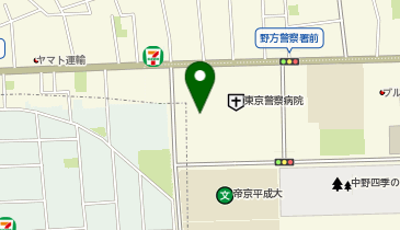 コインパーク早稲田大学中野国際コミュニティプラザの地図画像