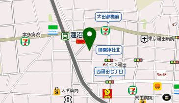 コインパーク西蒲田7丁目第2の地図画像