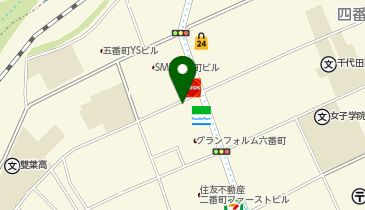 コインパーク六番町第2の地図画像