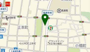 コインパーク東高津町の地図画像