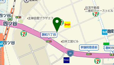 コインパーク二番町第2の地図画像
