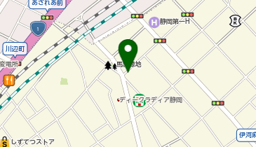 コインパーク静岡泉町の地図画像