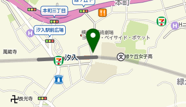 コインパーク汐入駅前の地図画像