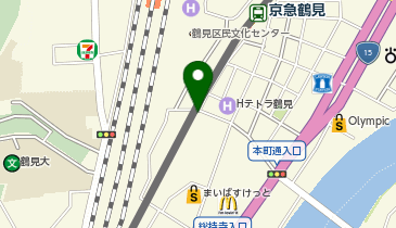 コインパーク鶴見中央5丁目の地図画像