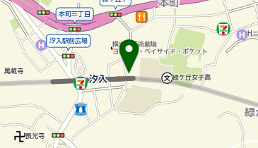 コインパーク汐入駅前の地図画像