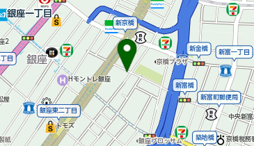 コインパーク銀座1丁目の地図画像