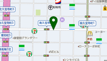 コインパーク南久宝寺町2丁目の地図画像