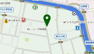 コインパーク新小川町の地図画像
